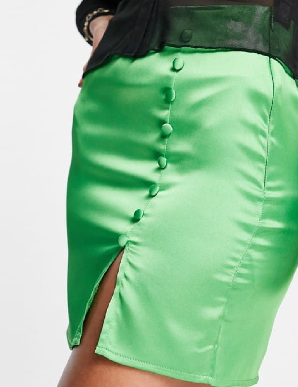 Fusta Miss Selfridge, verde - 1 | YEO