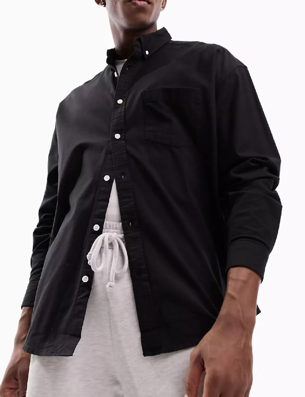 Camasa ASOS, negru