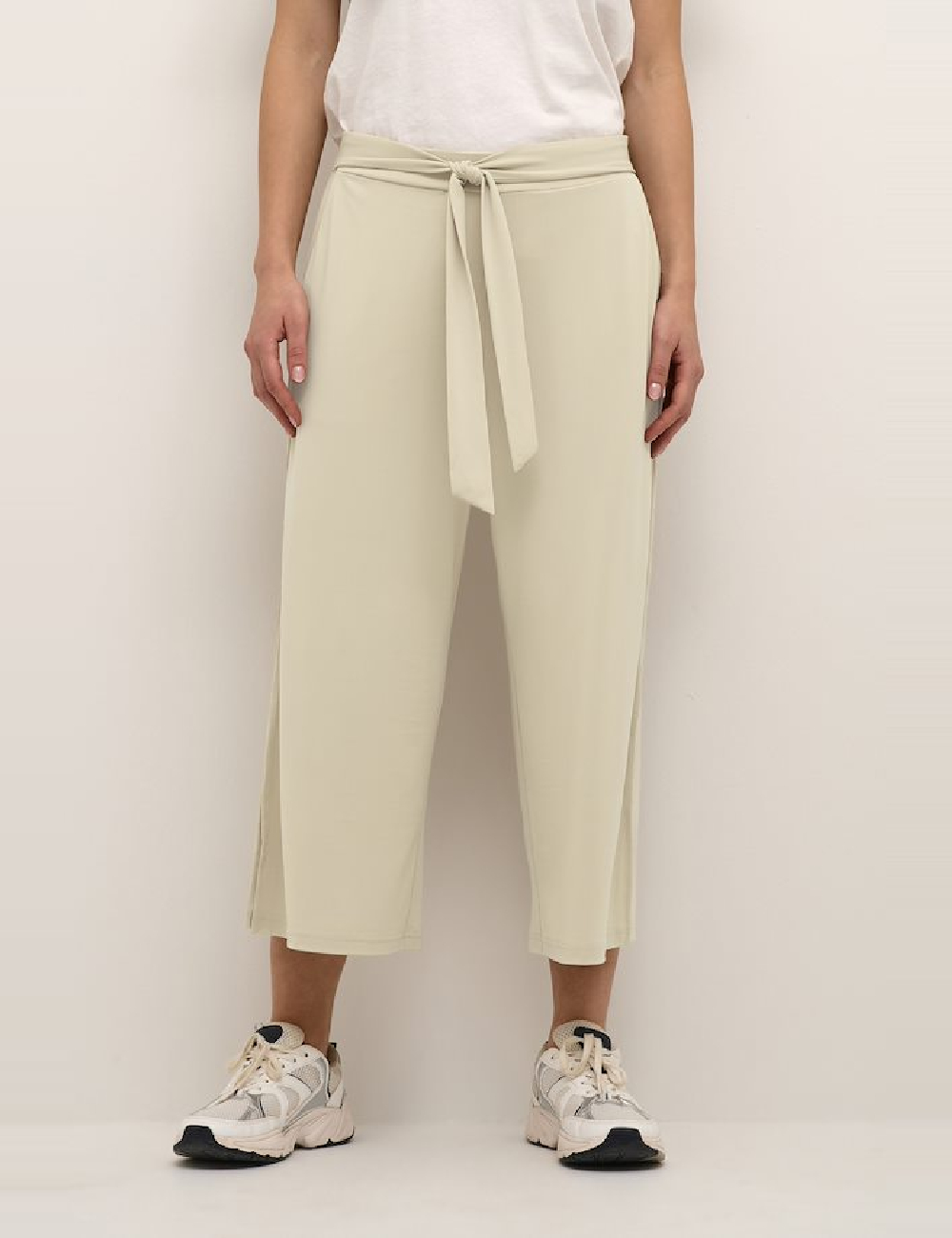 Pantaloni Kaffe, crem