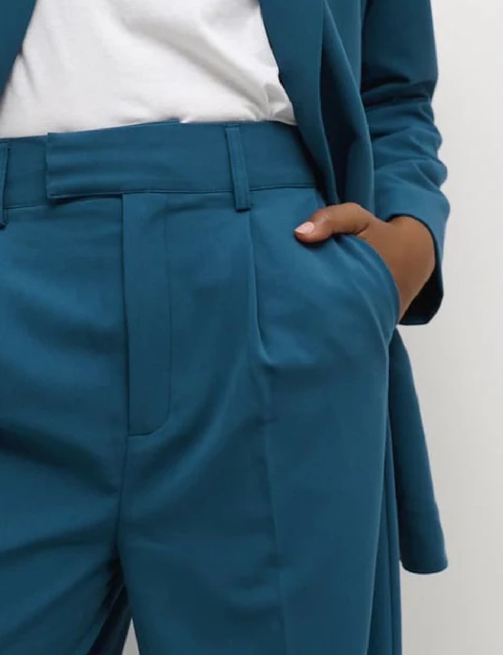 Pantaloni Kaffe, albastru - 1 | YEO