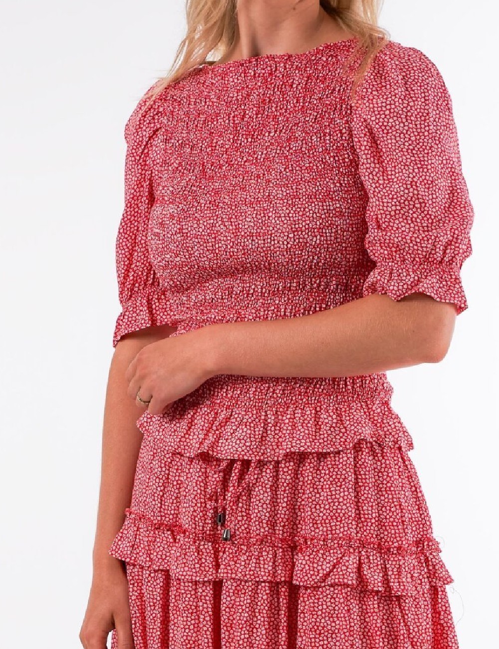 Bluza SisterS point, rosu - 1 | YEO