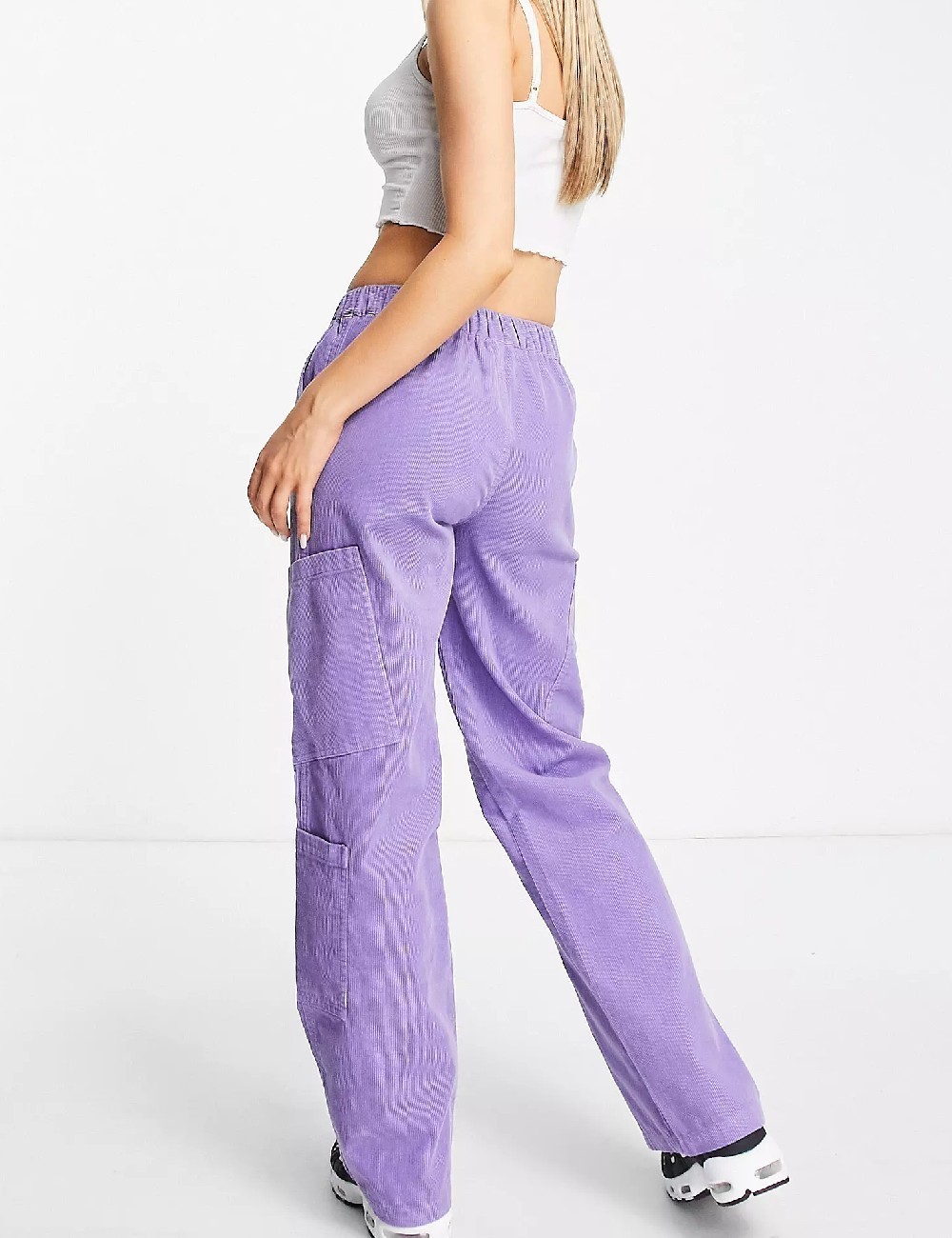 Pantaloni ASOS, mov - 1 | YEO