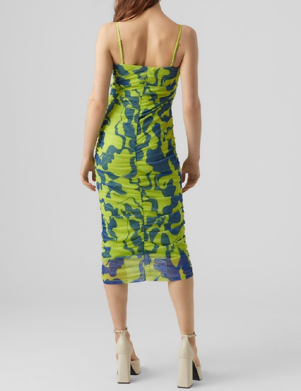 Rochie medie Vero Moda, verde - 1 | YEO