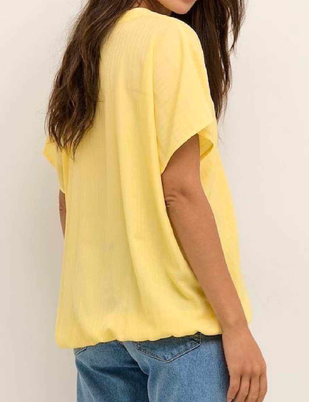 Bluza Kaffe, galben - 1 | YEO