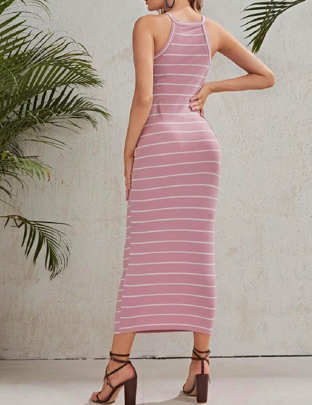Rochie lunga SHEIN, roz - 1 | YEO
