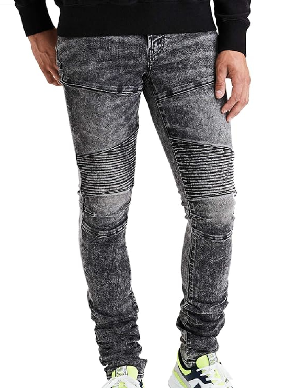 Blugi American Eagle, gri inchis