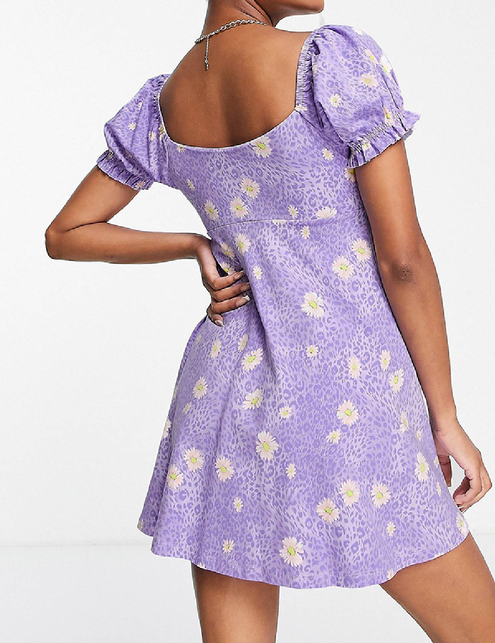 Rochie scurta ASOS, mov - 1 | YEO