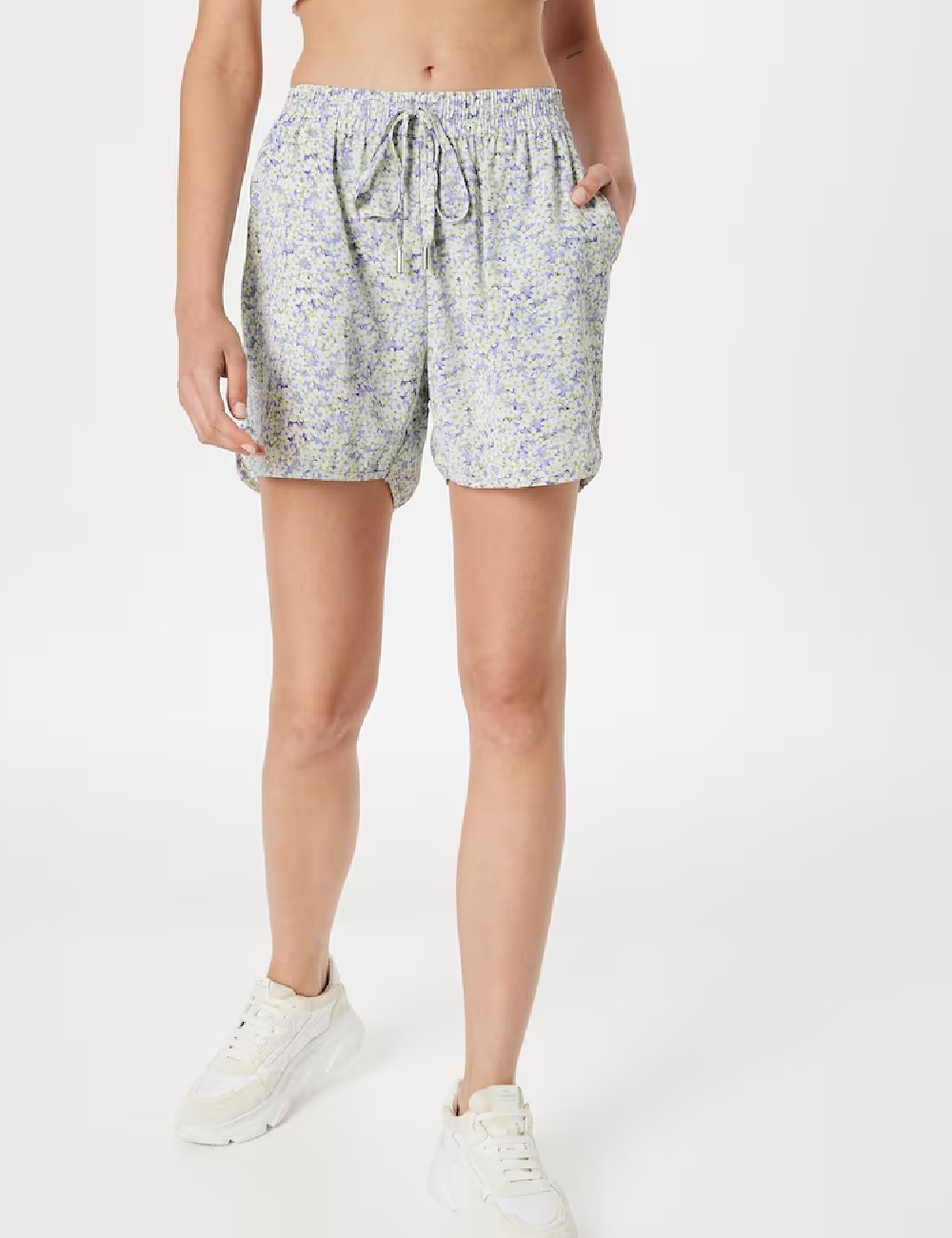 Pantaloni scurti SisterS point, floral print - 1 | YEO