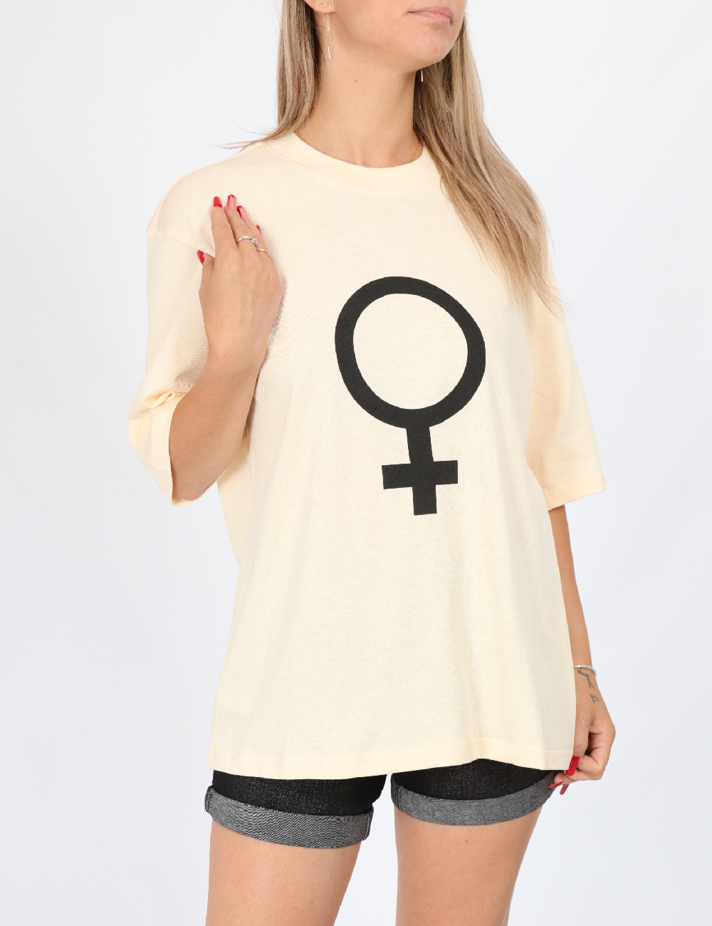 Tricou SisterS point, crem