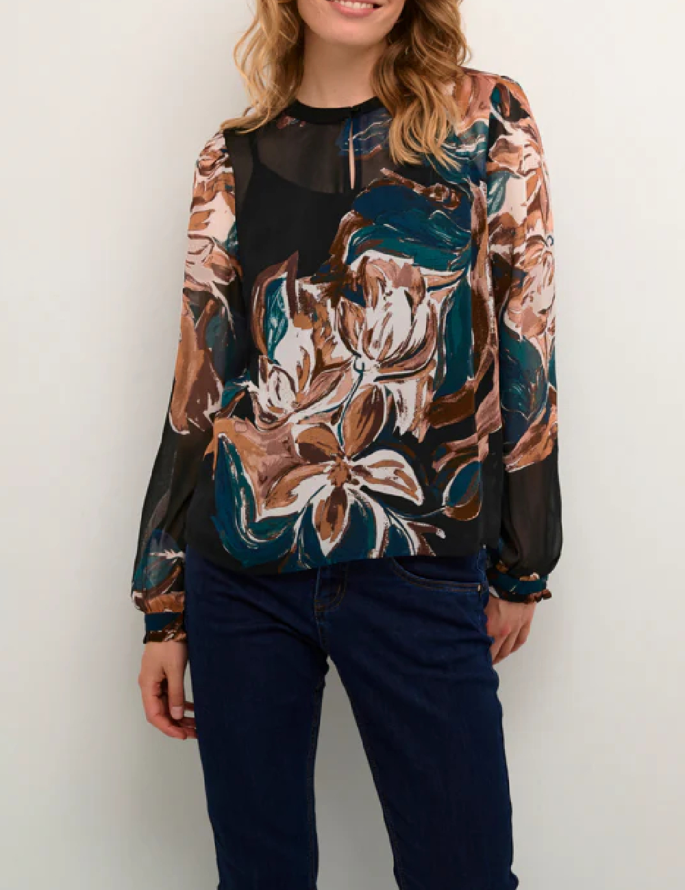 Bluza Cream, mix culori