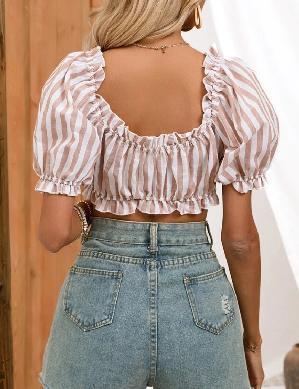 Top SHEIN, crem