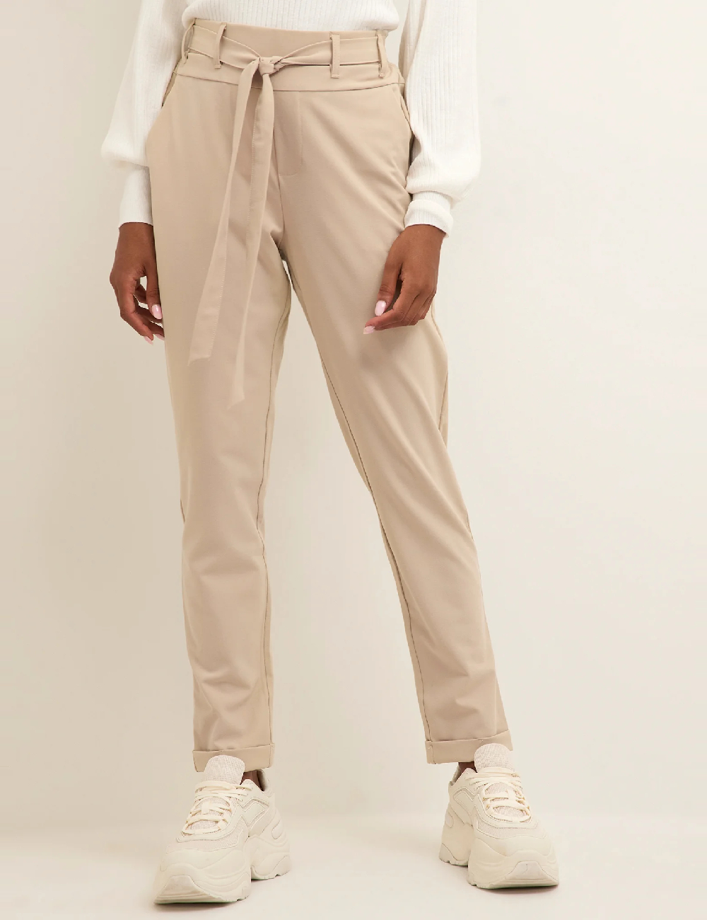 Pantaloni Kaffe, bej