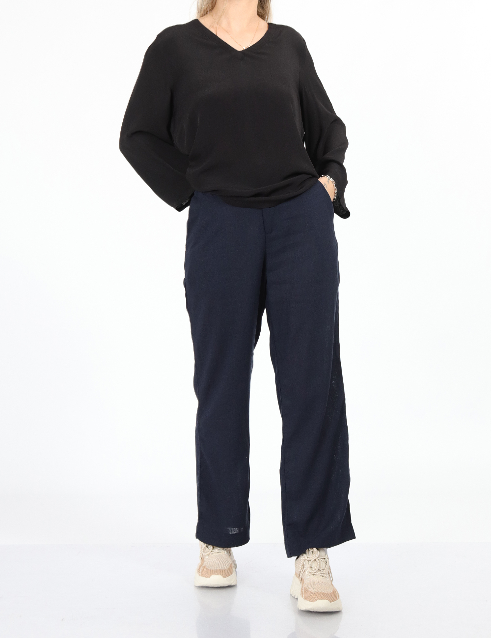 Pantaloni Culture, bleumarin