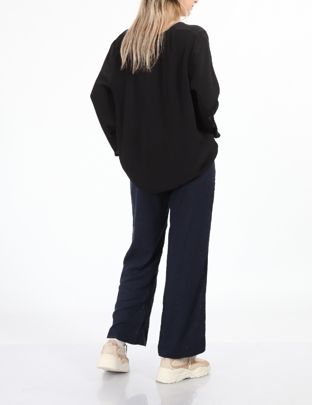 Pantaloni Culture, bleumarin - 1 | YEO