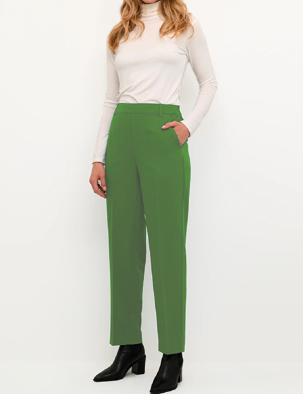 Pantaloni Kaffe, verde