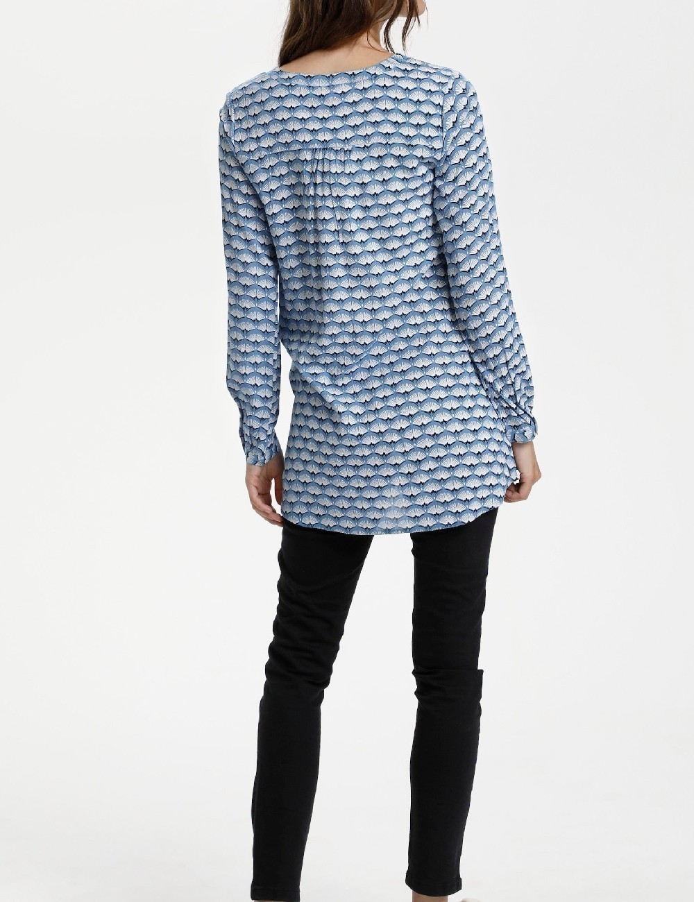Bluza Kaffe, albastru - 1 | YEO
