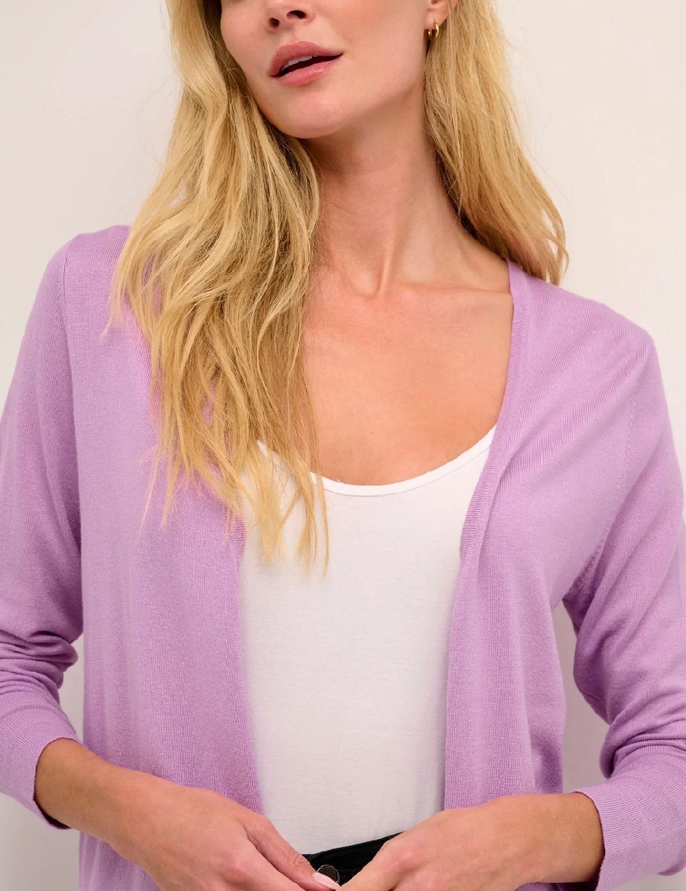 Cardigan Kaffe, mov - 1 | YEO
