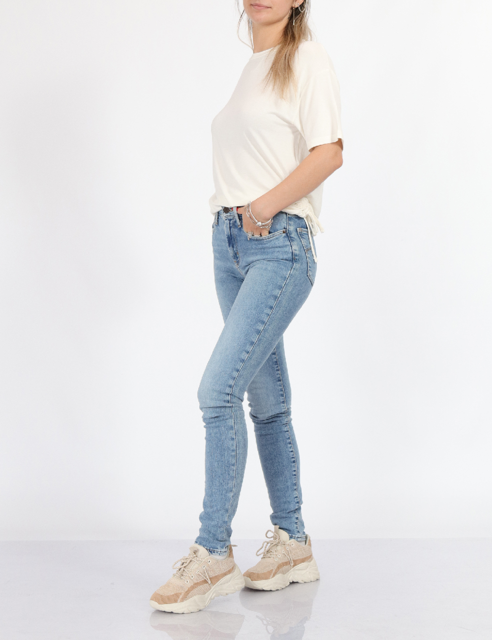 Tricou Kaffe, ecru