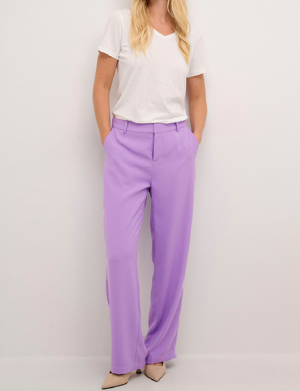 Pantaloni Cream, mov