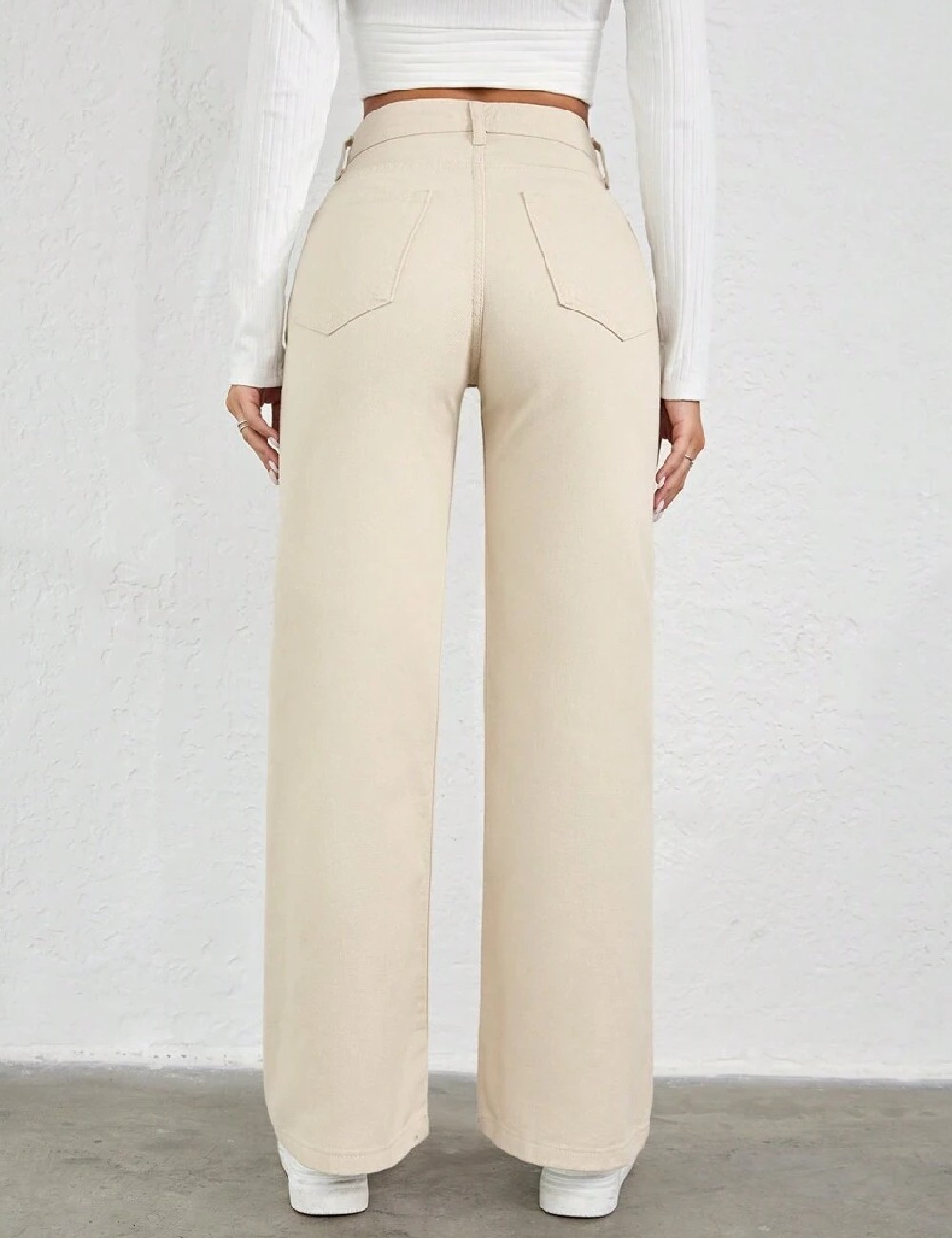 Blugi SHEIN, crem - 1 | YEO