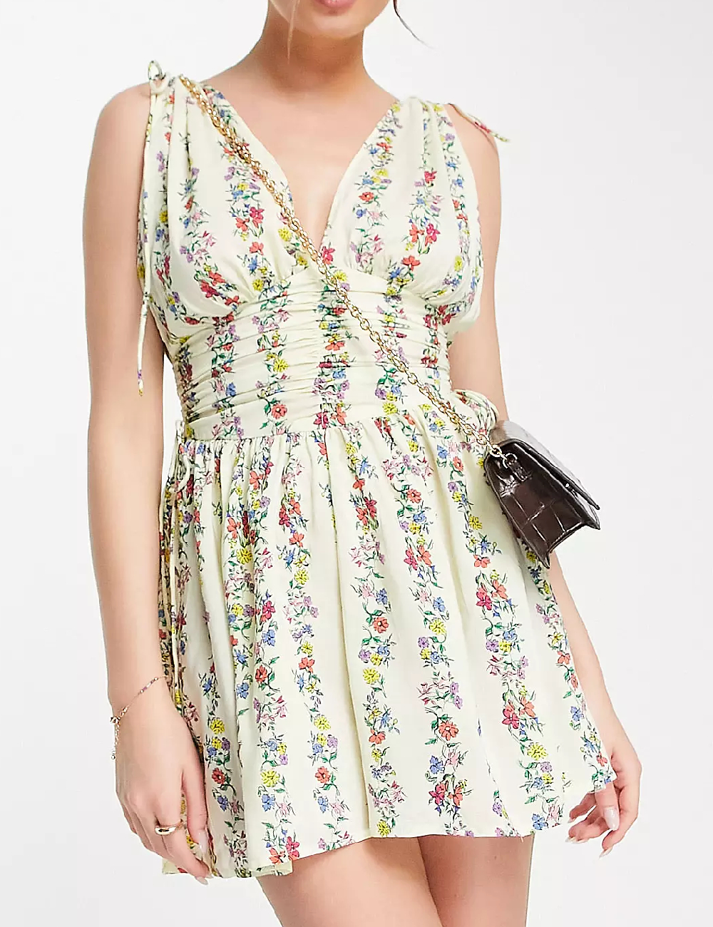 Salopeta ASOS, floral print - 1 | YEO