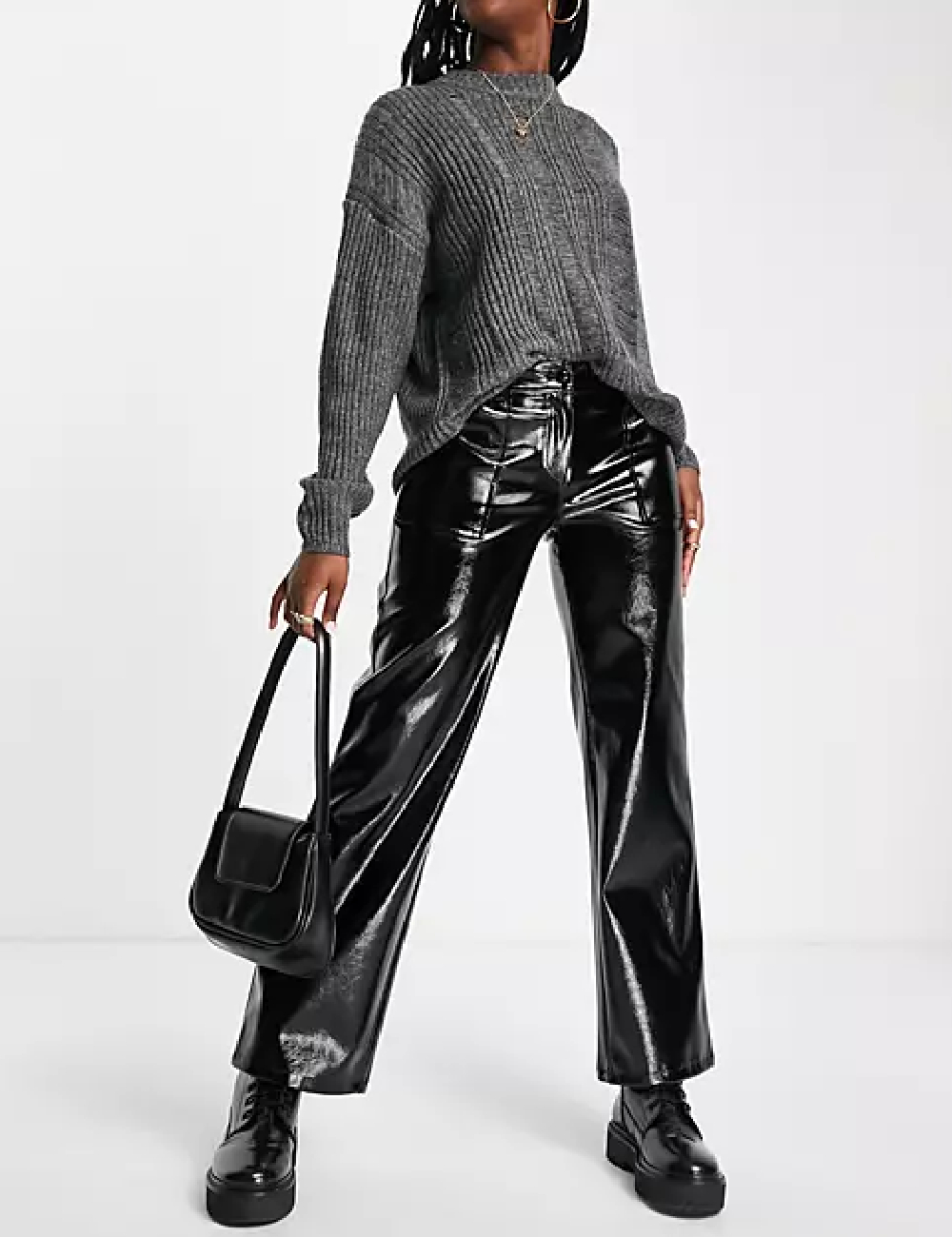 Pantaloni Miss Selfridge, negru