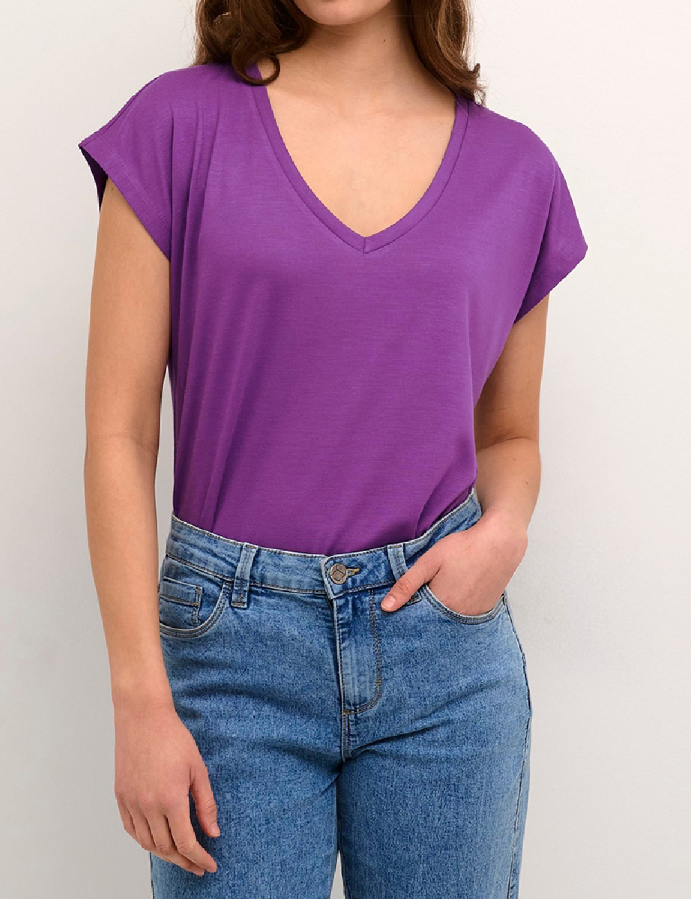 Tricou Kaffe, mov