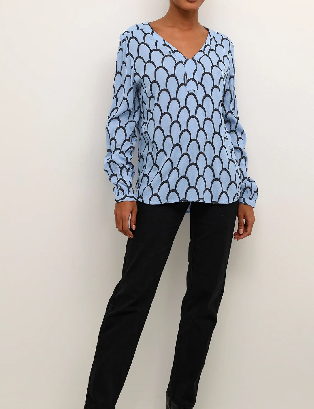 Bluza Kaffe, bleu