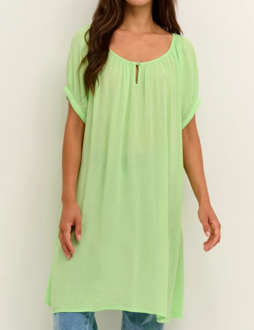 Tunica Kaffe, verde - 1 | YEO