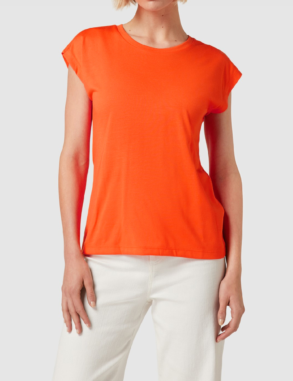 Tricou Kaffe, portocaliu