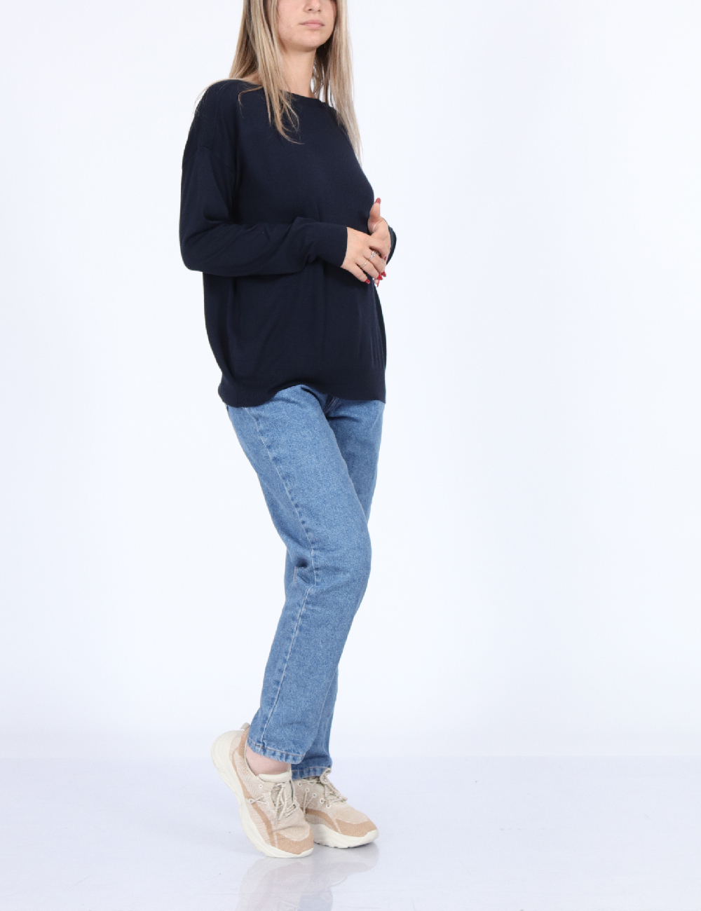 Bluza Kaffe, bleumarin