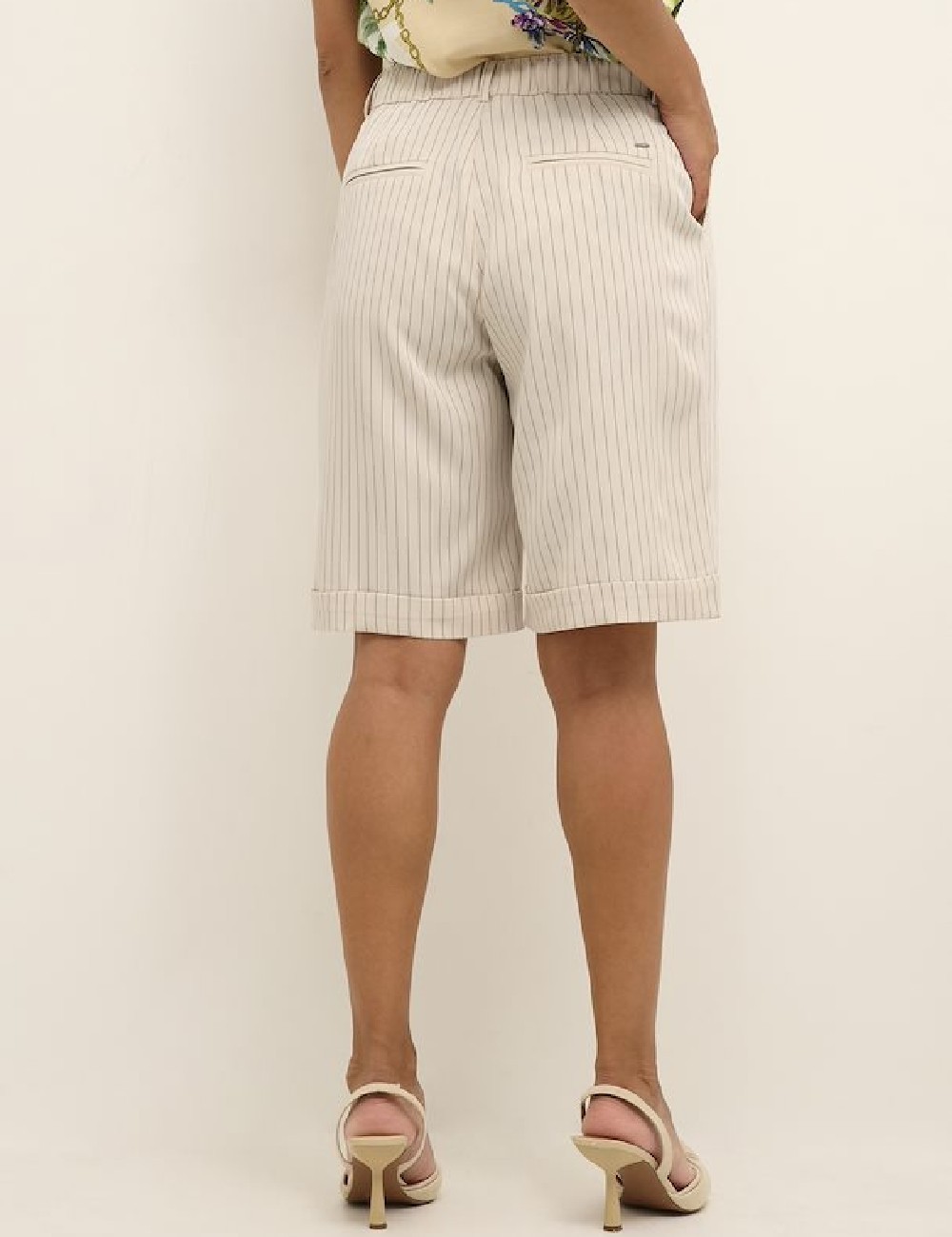 Pantaloni scurti Cream, crem - 1 | YEO