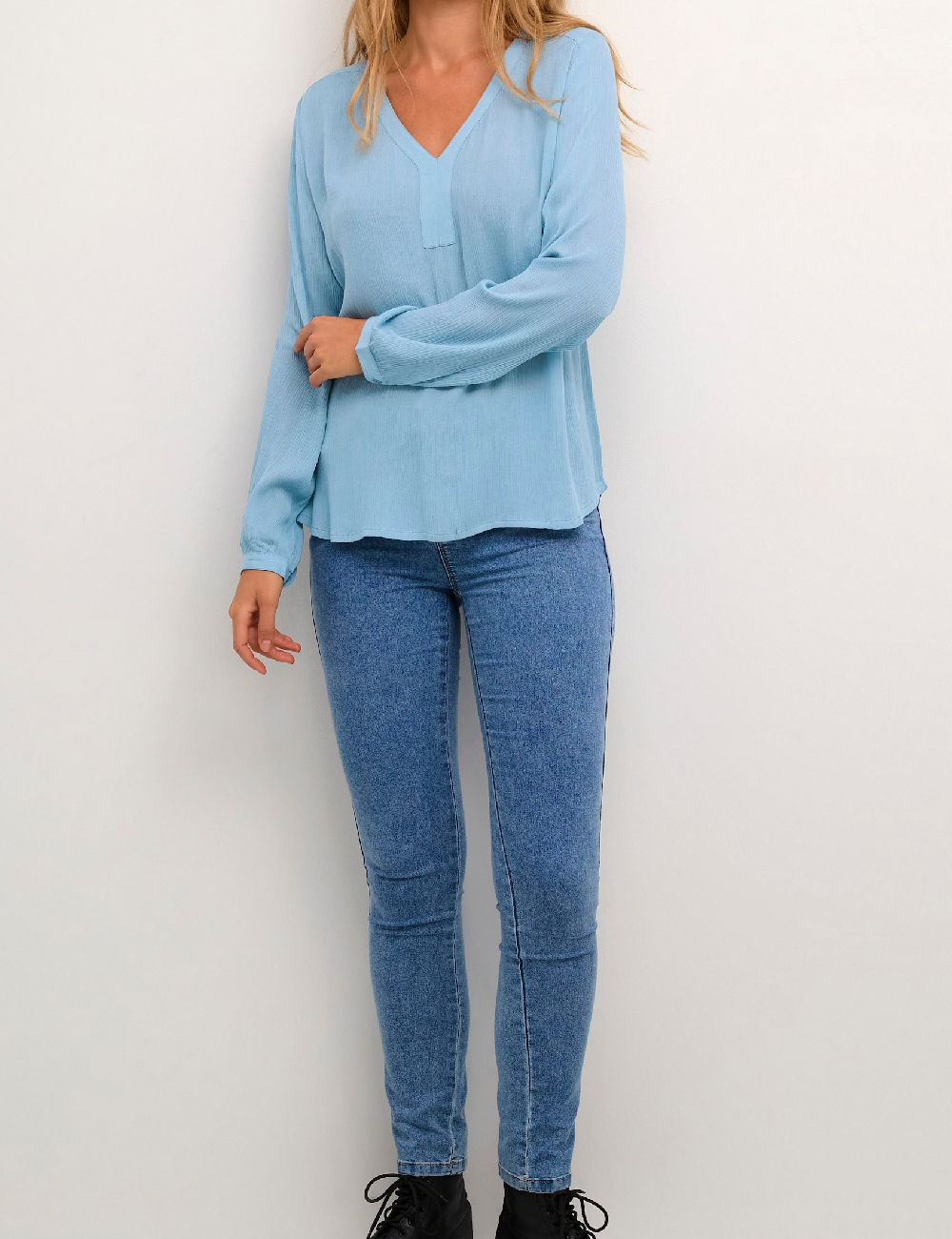 Bluza Kaffe, bleu