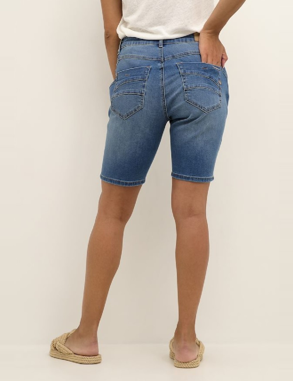 Pantaloni scurti Cream, albastru - 1 | YEO