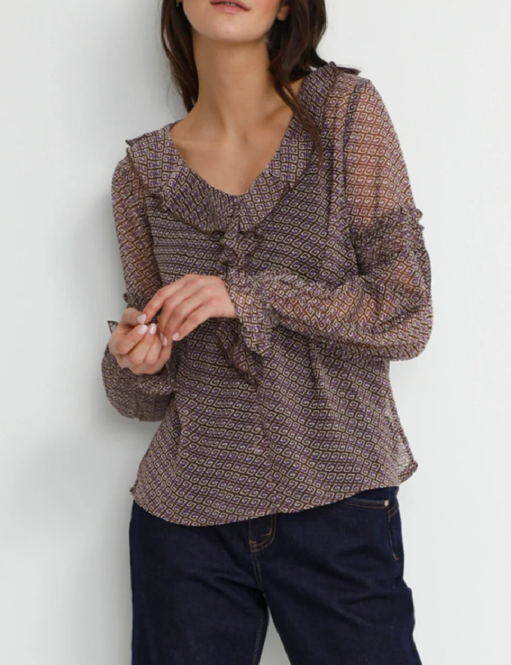 Bluza Cream, maro