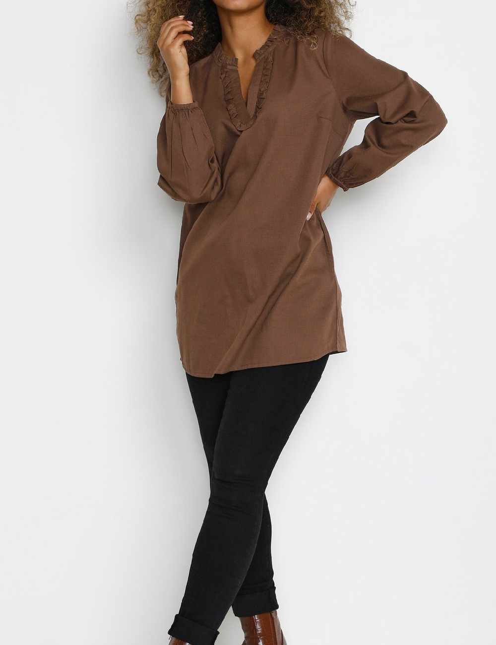 Bluza Cream, maro