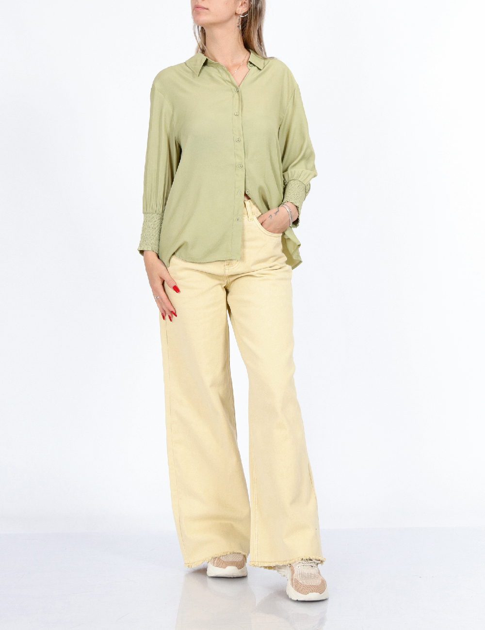 Blugi Cream, galben