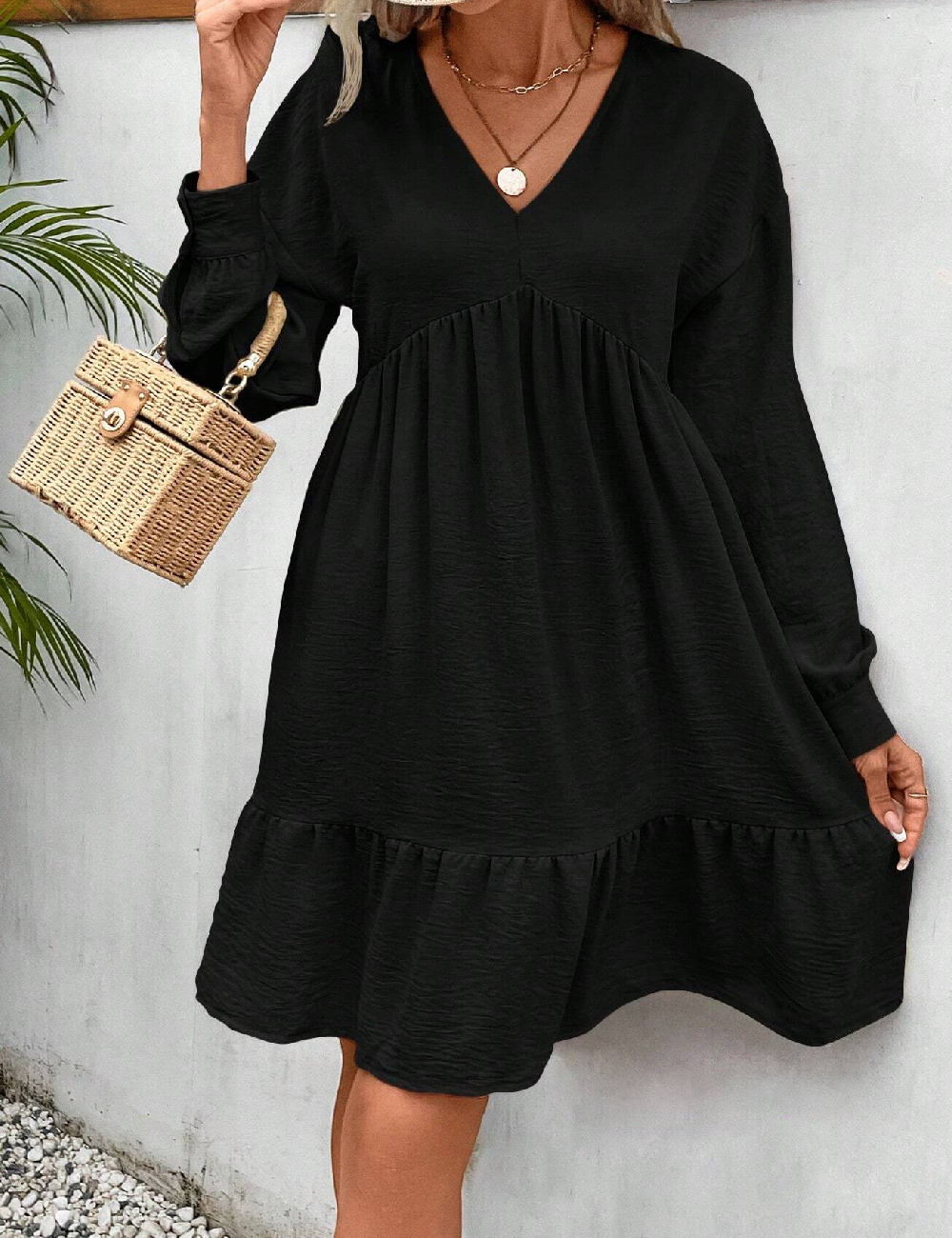 Rochie scurta SHEIN, negru - 1 | YEO