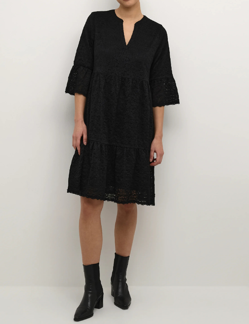 Rochie medie Kaffe, negru