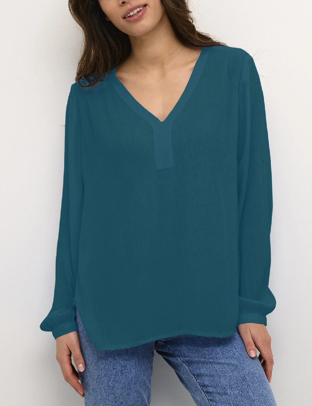 Bluza Kaffe, albastru