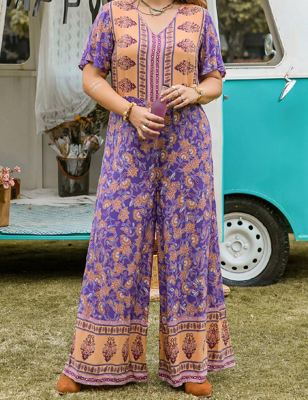 Salopeta Rusttydustty Plus Size, mov