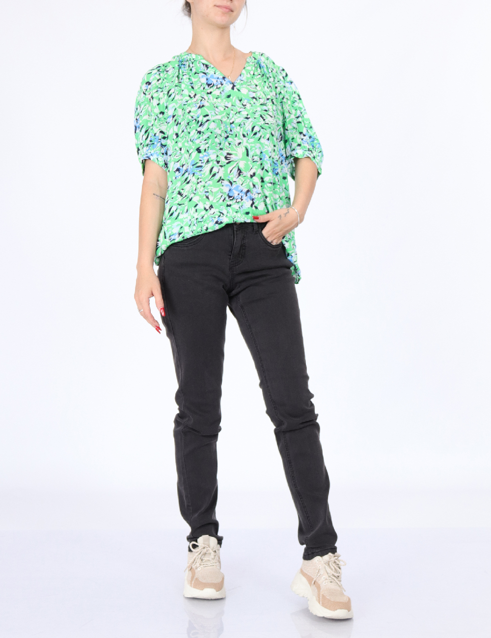 Blugi Cream, negru