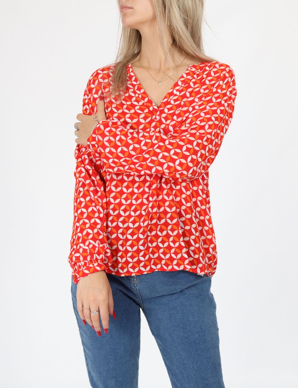 Bluza Kaffe, rosu