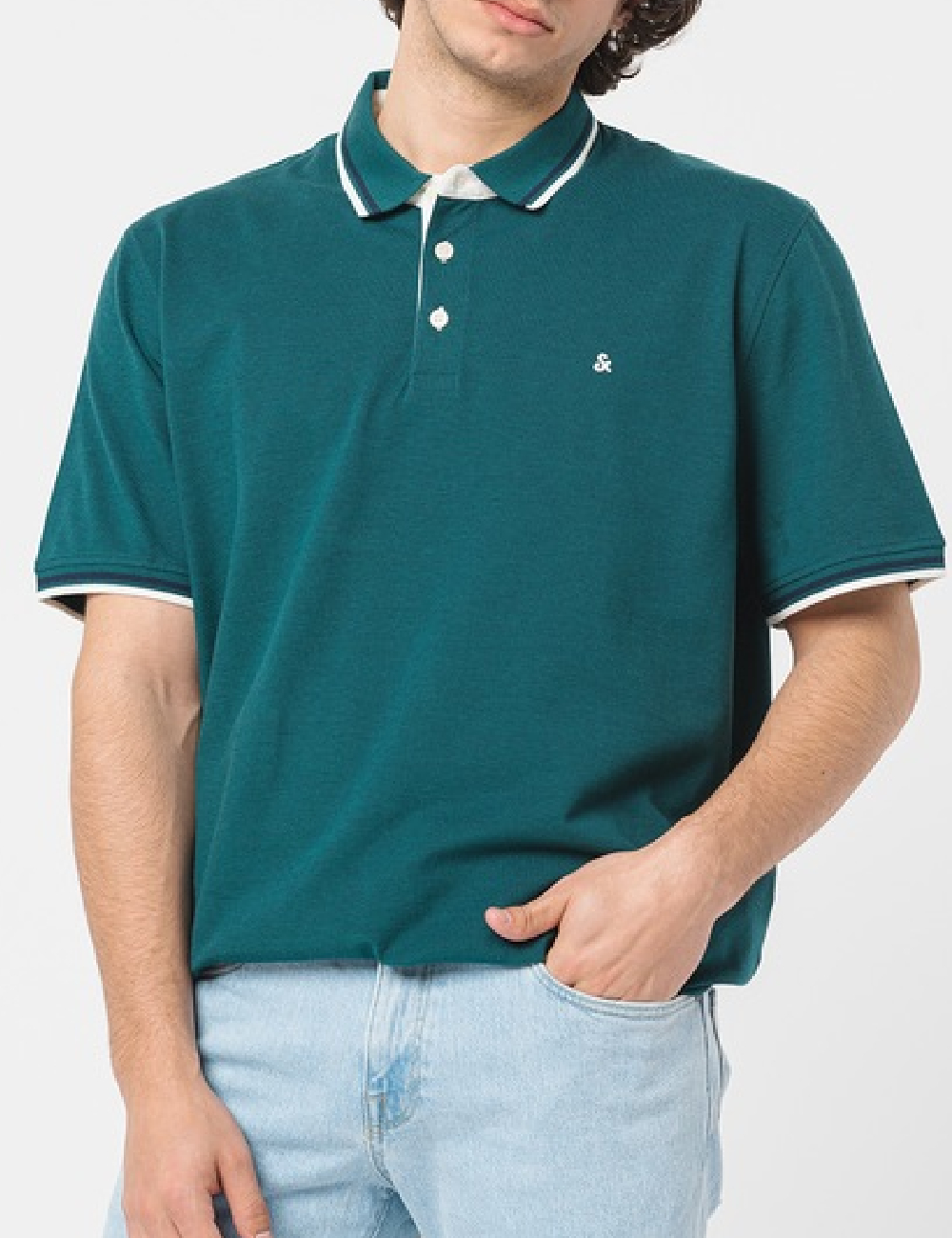 Tricou Jack&Jones Plus Size Men, verde