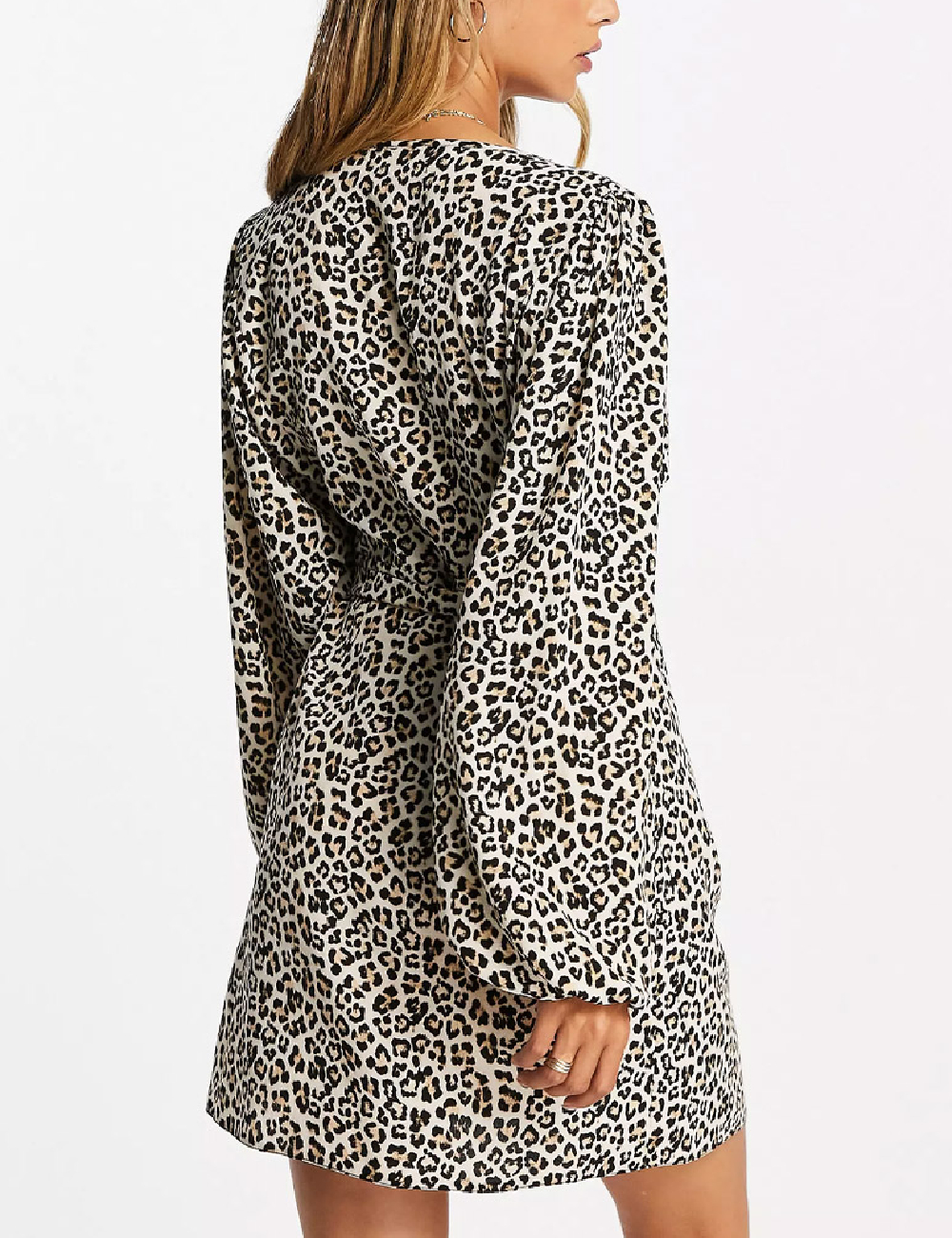 Rochie scurta ASOS, animal print - 1 | YEO