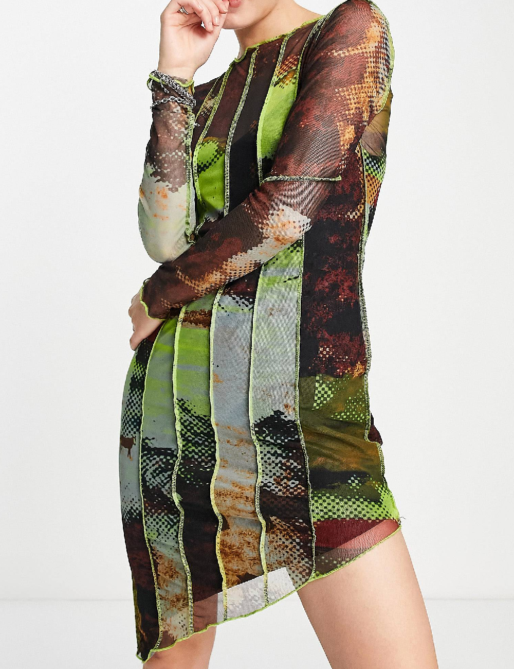 Rochie scurta Top Shop, mix culori