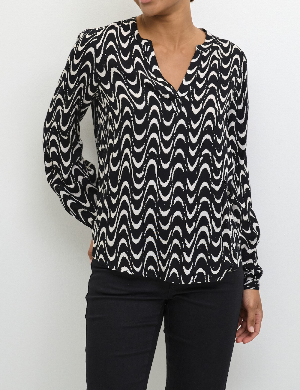 Bluza Kaffe, negru