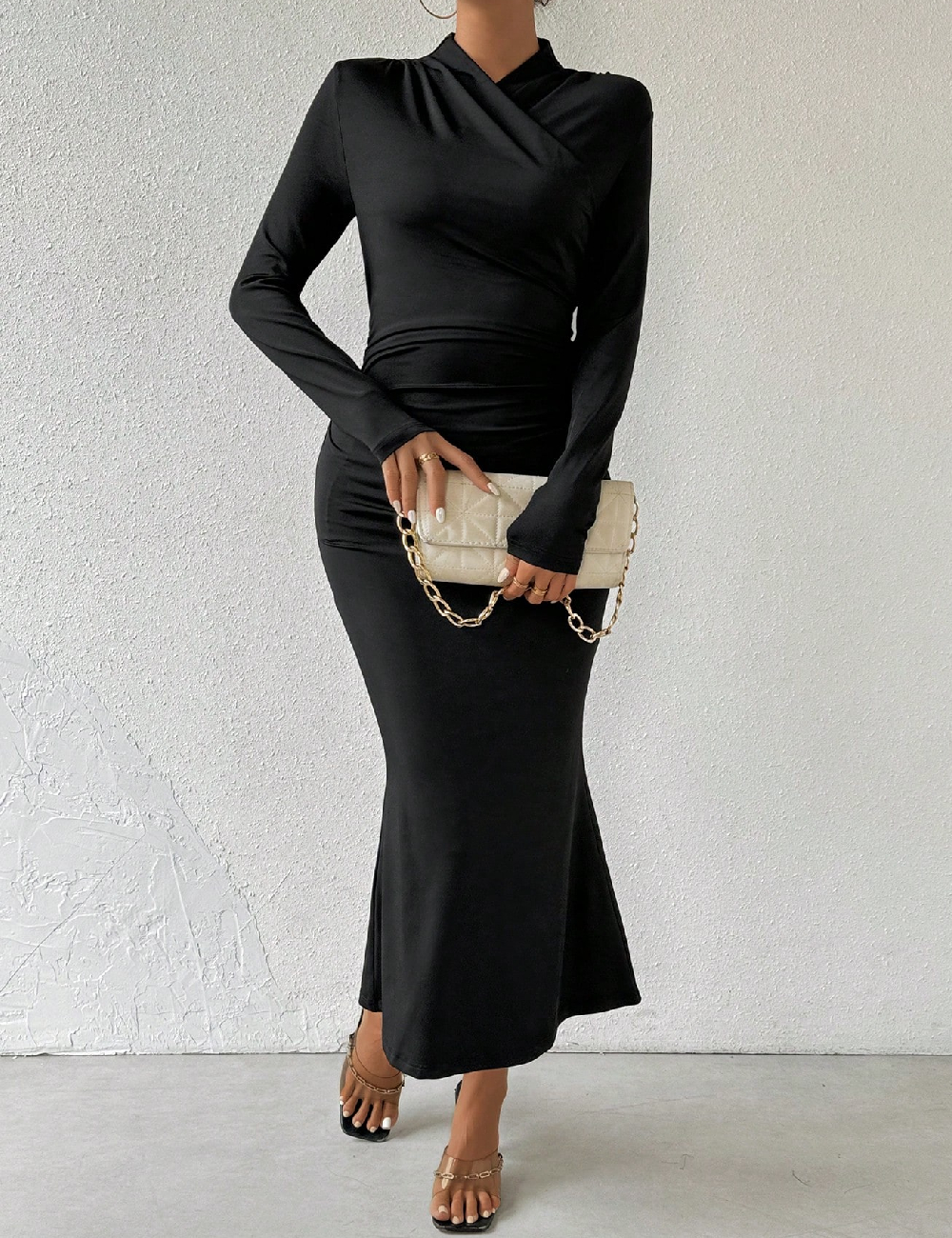 Rochie lunga SHEIN, negru