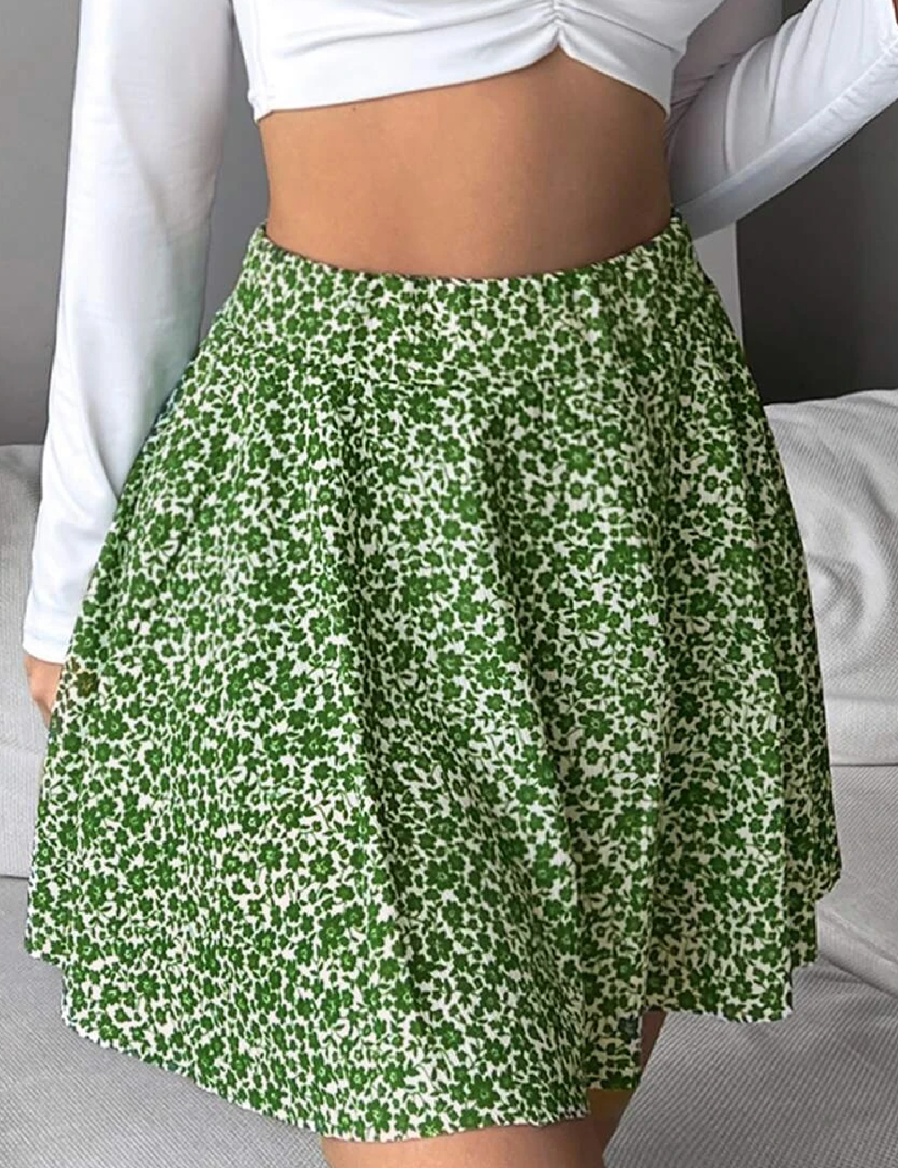 Fusta pantalon SHEIN, verde