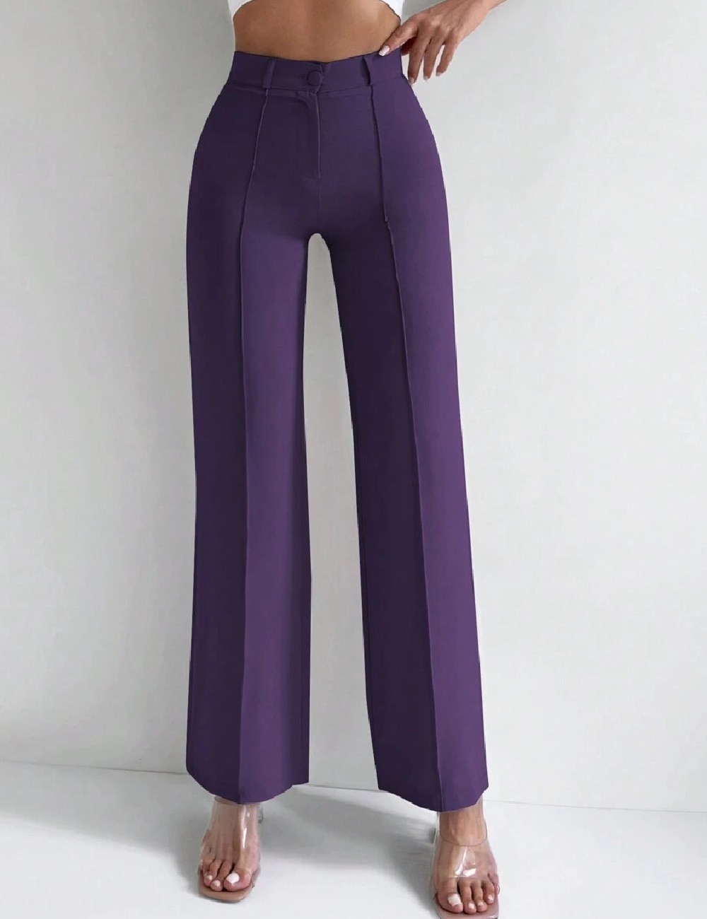 Pantaloni SHEIN, mov - 1 | YEO